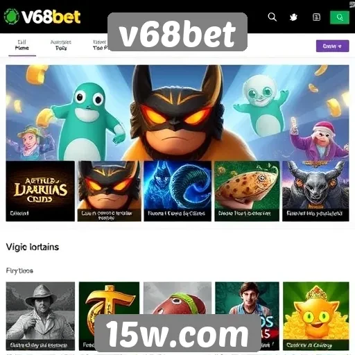 Explorando os jogos mais populares do v68bet